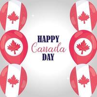 happy canada day viering banner vector