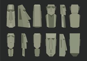 Easter Island Statue Vector