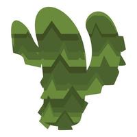 cactus pinata icoon tekenfilm vector. Mexico stad vector