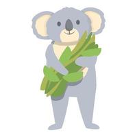 koala icoon tekenfilm vector. schattig beer vector