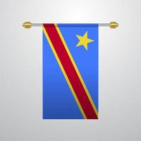 comoren hangende vlag vector