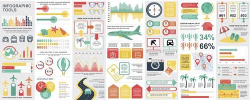 infographic, ui, ux, kit-elementenbundel vector