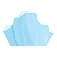 onderwater- gletsjer icoon tekenfilm vector. ijs ijsberg vector