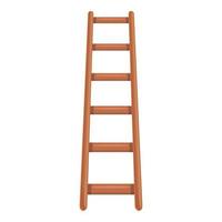 voorraad ladder icoon, tekenfilm stijl vector