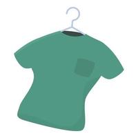 polo overhemd bijdrage icoon, tekenfilm stijl vector