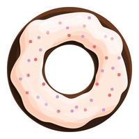 banketbakkerij donut icoon tekenfilm vector. suiker taart vector