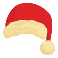 claus hoed icoon tekenfilm vector. de kerstman vakantie vector