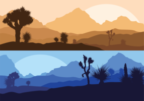 Yucca Silhouette Illustratie vector