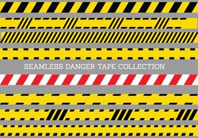 Naadloze Template Tape Danger vector