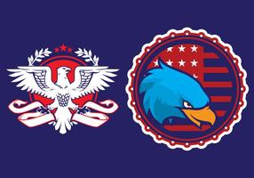 Eagle Propaganda Badge vector