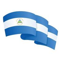 Nicaragua vakantie icoon tekenfilm vector. vlag onafhankelijkheid vector