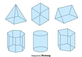 3D Geometrische Vormen Vector