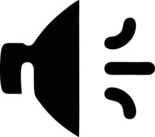 luidspreker geluid pictogram symbool op de witte achtergrond vector