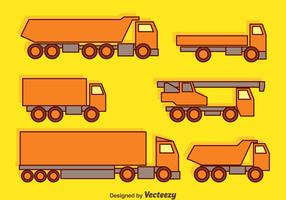 Trucks Collection Vector