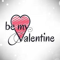 gelukkig Valentijn dag liefde achtergrond 14e februari valentijnsdag dag sjabloon vector