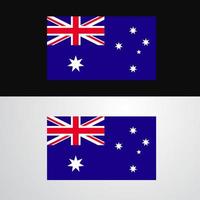 Australië vlag banier ontwerp vector