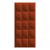 chocola bar icoon, tekenfilm stijl vector