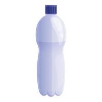 plastic fles icoon, tekenfilm stijl vector