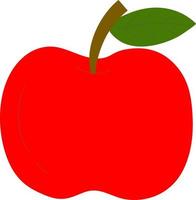 hand- getrokken stijl fruit appel vector