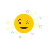 glimlach emoji icoon ontwerp vector