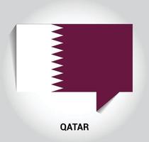 qatar vlag ontwerp vector