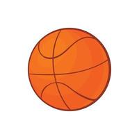 basketbal bal icoon in tekenfilm stijl vector