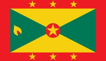 Grenada vlag beeld vector