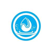 waterdruppel logo sjabloon vector