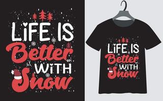 beste ontwerp voor kerstt-shirts vector