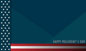 gelukkig van de president dag achtergrond met kopiëren ruimte Oppervlakte vector