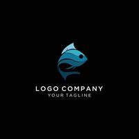 vis logo sjabloon geschikt voor ondernemingen en Product namen. vector