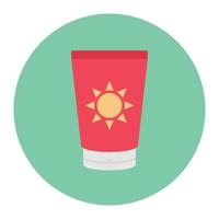 sunblock vectorillustratie op een background.premium kwaliteit symbolen.vector iconen voor concept en grafisch ontwerp. vector