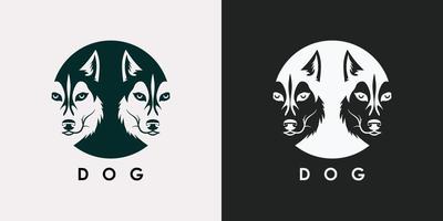 hond logo ontwerp vector