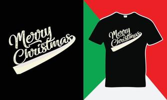 vrolijk kerst t-shirt ontwerp vector