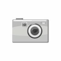 foto camera icoon, tekenfilm stijl vector