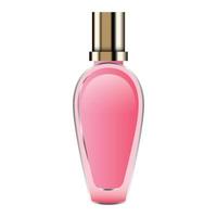 vrouw parfum fles model, realistisch stijl vector