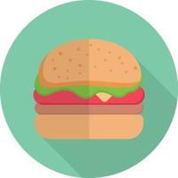 hamburger vectorillustratie op een background.premium kwaliteit symbolen.vector pictogrammen voor concept en grafisch ontwerp. vector