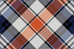 Schotse ruit of plaid retro kleur patroon. vector