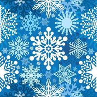 sneeuw vlok naadloos patroon vector