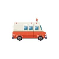 ambulance auto icoon, tekenfilm stijl vector