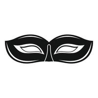 festival masker icoon, gemakkelijk stijl vector