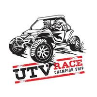 buggy extreem avontuur reis ras sport vector illustratie, mooi zo voor team en racing club logo ook t-shirt ontwerp