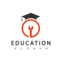 onderwijs logo ontwerp. bouwkunde logos vector