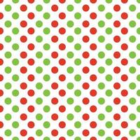 groen en rood polka punt kleding stof achtergrond patroon vector