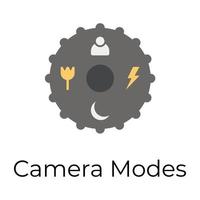 modieus camera modi vector