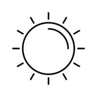 zon vector pictogram