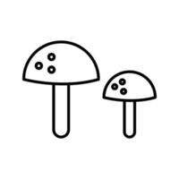 champignons vector icoon