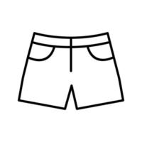 korte broek vector pictogram