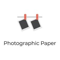 modieus fotografisch papier vector