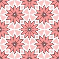 Koninklijk bloem roze kleurrijk damast bloemen Victoriaans stijl naadloos patroon ontwerp luxe retro ornament mandala illustratie structuur abstract kunst tegel vector